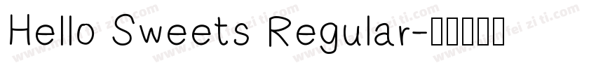 Hello Sweets Regular字体转换